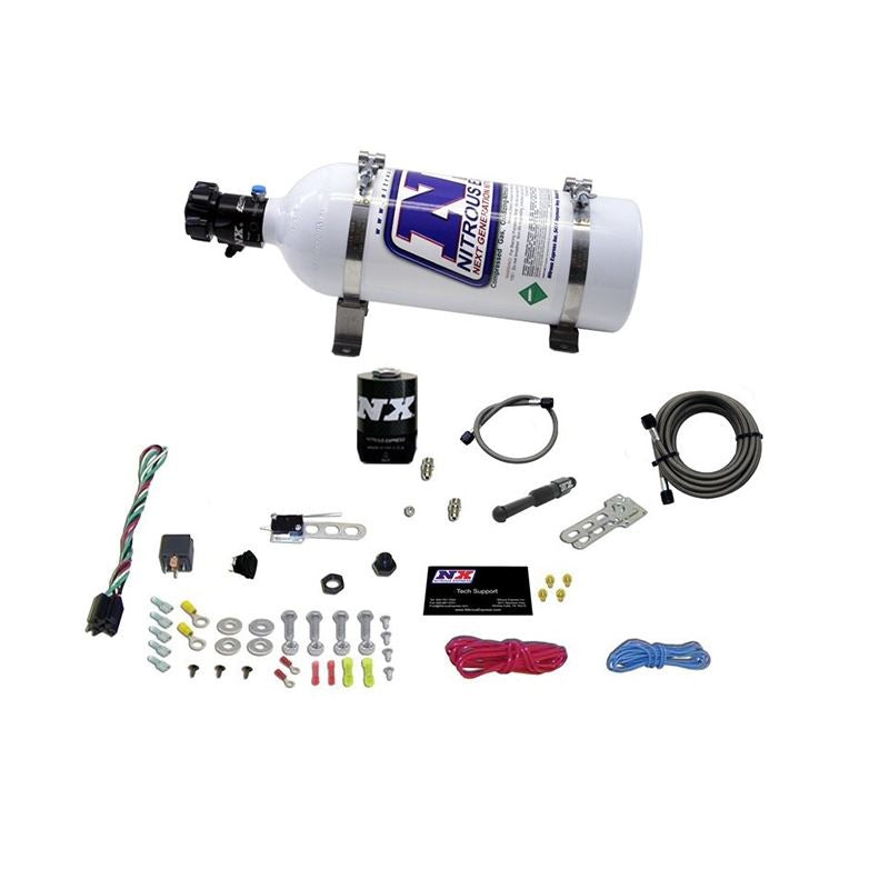 Nitrous Express Dry EFI Single Nozzle Nitrous Kit (35-150HP) w/5lb Bottle (21000-05)