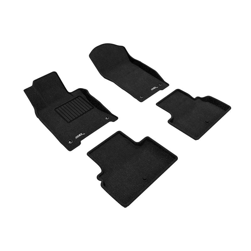 3D Maxpider ELEGANT Floor Mat, BLACK, 1ST ROW/2ND ROW (L1IN01704709)