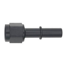 Load image into Gallery viewer, DeatschWerks 6AN Female Flare Swivel to 3/8in Male EFI Quick Disconnect - Anodized Matte Black (6-02-0131-B)