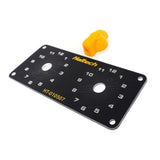 Haltech Dual Switch Panel Kit - includes Yellow knob (HT-010509)