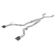 Load image into Gallery viewer, Takeda 2-1/2 IN 304 Stainless Steel Cat-Back Exhaust System w/ Carbon Fiber Tips (49-36132NM-C)