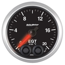 Load image into Gallery viewer, AutoMeter Elite 52mm 0-2000 Deg F Full Sweep Electronic Exhuast Gas Temperature Gauge (5645)