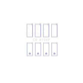 King Engine Bearings Connecting Rod Bearing Set for 1962-1975 Lotus Seven (CR 410XP 001)