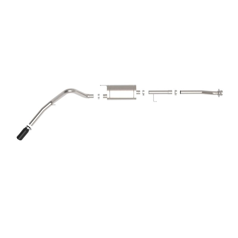 aFe Apollo GT Series 3 IN to 3-1/2 IN 409 SS Cat-Back Exhaust System w/ Black Tip for 2021-2021 Ford F-150(49-43125-B)