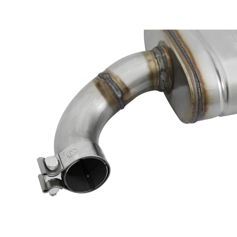 aFe MACH Force-Xp 2-1/2in 409 Stainless Steel Axle-Back Dual Exhaust w/Polished Tips (49-43085-P)