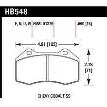 Load image into Gallery viewer, Hawk Performance ER-1 Disc Brake Pad (HB548D.510)