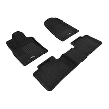 Load image into Gallery viewer, 3D Maxpider ELEGANT Floor Mat, BLACK, 1ST ROW/2ND ROW (L1DG01304709)