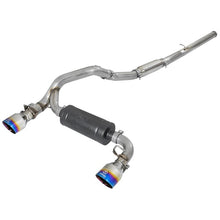 Load image into Gallery viewer, Takeda 3 IN 304 Stainless Steel Cat-Back Exhaust System w/ Blue Flame Tip (49-33103-L)