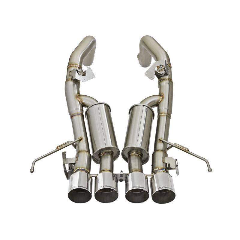 aFe MACH Force-Xp Axle-Back Exhaust System w/Polished Tips (49-34056-P)