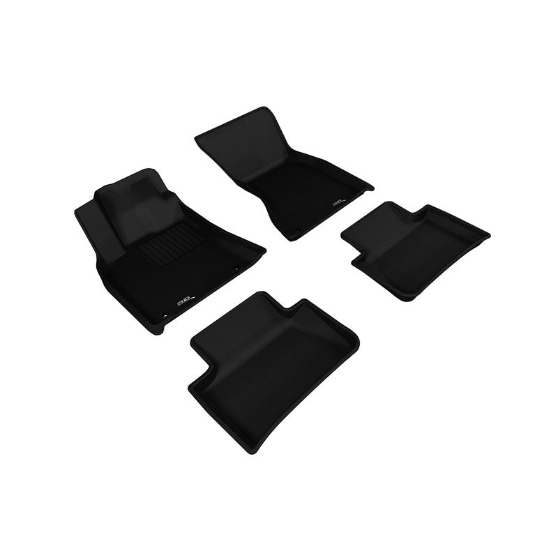 3D Maxpider KAGU Floor Mat, BLACK, 1ST ROW/2ND ROW (L1PO01401509)