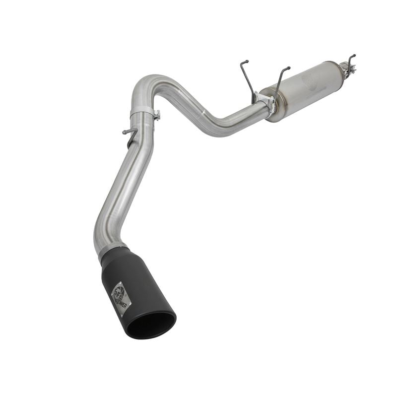 aFe MACH Force-Xp 4 IN 409 Stainless Steel Cat-Back Exhaust System w/ Black Tip (49-42056-B)