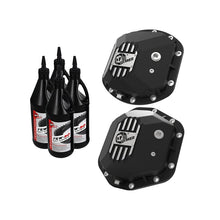 Load image into Gallery viewer, aFe Pro Series Dana 30 and Dana 44 Differential Covers Black w/ Gear Oil (46-7113AB)