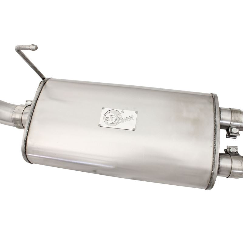 aFe MACH Force-Xp 3 IN 409 Stainless Steel Cat-Back Exhaust System w/Polished Tip (49-46110-P)