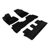 3D Maxpider KAGU Floor Mat, BLACK, 1ST ROW/2ND ROW/3RD ROW (L1KA01601509)