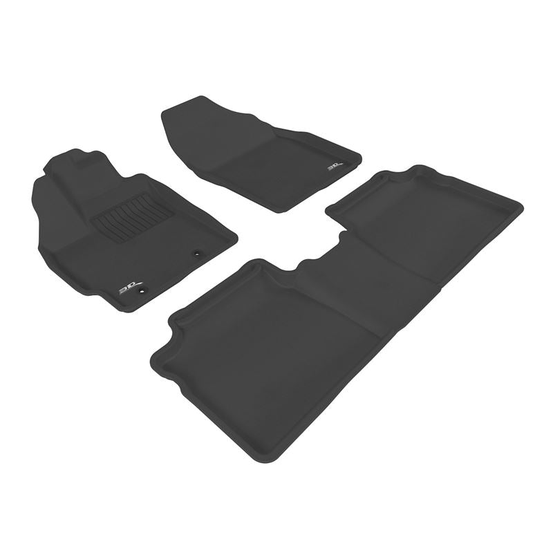 3D Maxpider KAGU Floor Mat, BLACK, 1ST ROW/2ND ROW (L1TY04001509)