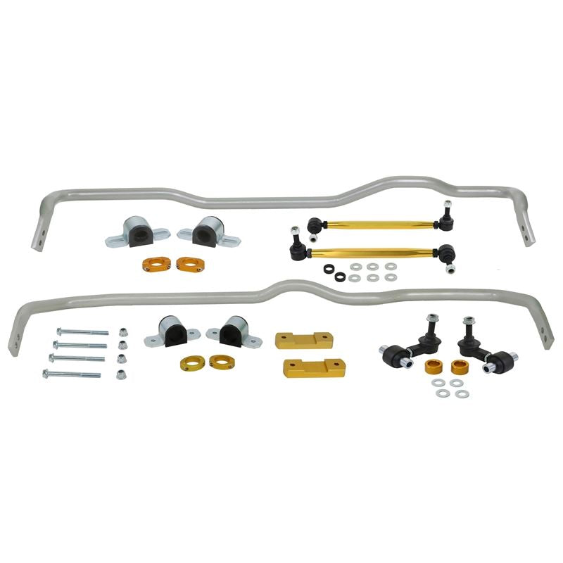 Whiteline Front (26mm) and Rear (24mm) Swaybar Kit for 2015-2018 Audi A3 Quattro (BWK019)