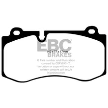 Load image into Gallery viewer, EBC Yellowstuff Street And Track Brake Pads (DP41943R)