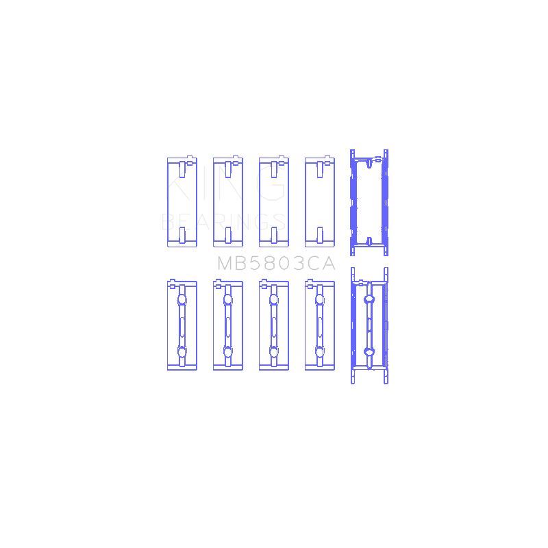 King Engine Bearings Main Bearing Set for 2008-2013 BMW M3 (MB5803CA)