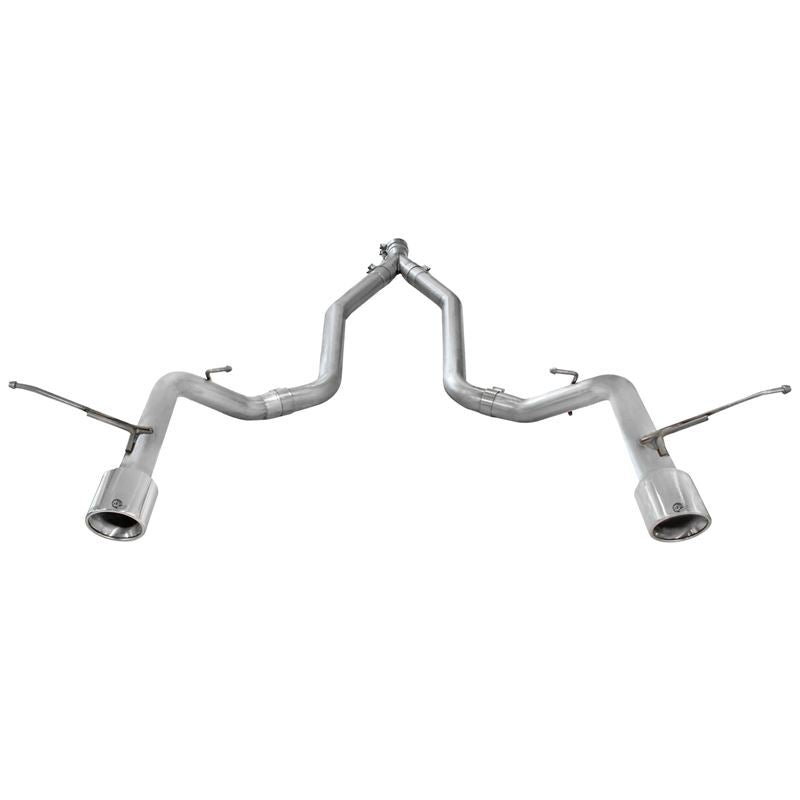 aFe Large Bore-HD 2-1/2in 409 Stainless Steel DPF-Back Exhaust System (49-46235)