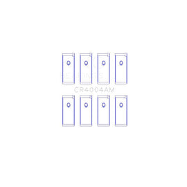 King Engine Bearings Connecting Rod Bearing Set for 1990-1992 Isuzu Impulse (CR4004AM0.75)