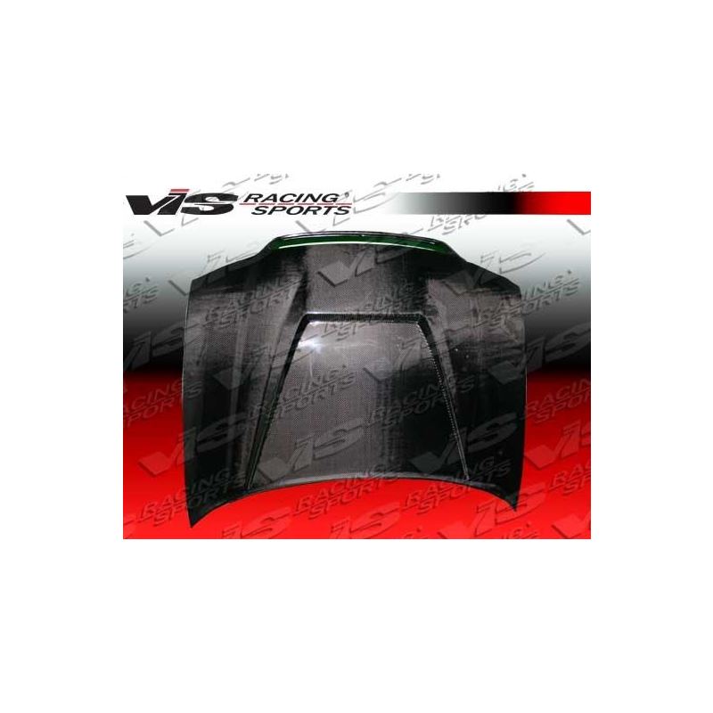 VIS Racing Invader Style Black Carbon Fiber Hood (98AUS44DVS-010C)