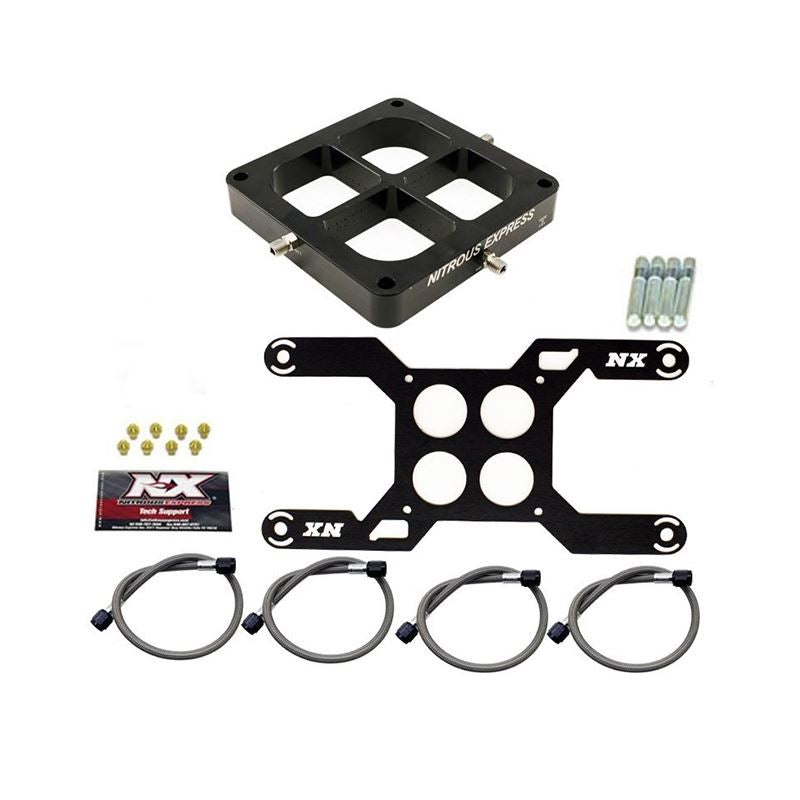 Nitrous Express Cross Bar Dual Stage 4500 Nitrous Plate Conversion (50-800HP) (NX647)