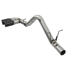 Load image into Gallery viewer, aFe Rebel XD 4 IN 409 Stainless Steel DPF-Back Exhaust w/Dual Black Tips (49-44089-B)