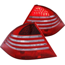 Load image into Gallery viewer, ANZO USA 2000-2005 Mercedes Benz S Class W220 LED Taillights Red/Clear (321055)