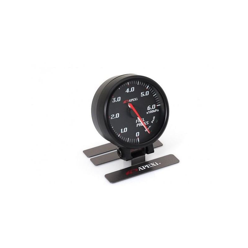 APEXi EL II System Gauge, Fuel Pressure, Black Display / Black Ring (403-A965)