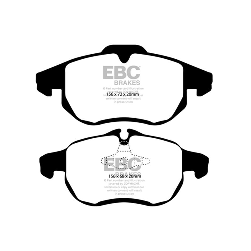 EBC Yellowstuff Street And Track Brake Pads (DP41414R)