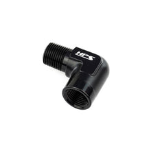 Load image into Gallery viewer, HPS Pefromance 90 deg 1/2 NPT Male to Female Adapter Aluminum (AN914-04)