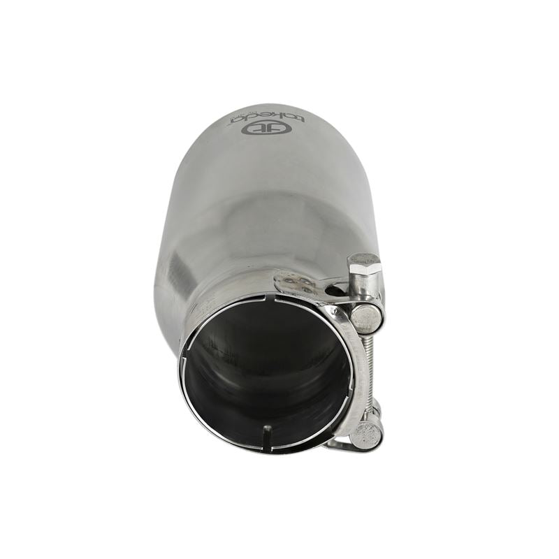 Takeda 304 Stainless Steel Clamp-on Exhaust Tip Polished (49T25404-P08)