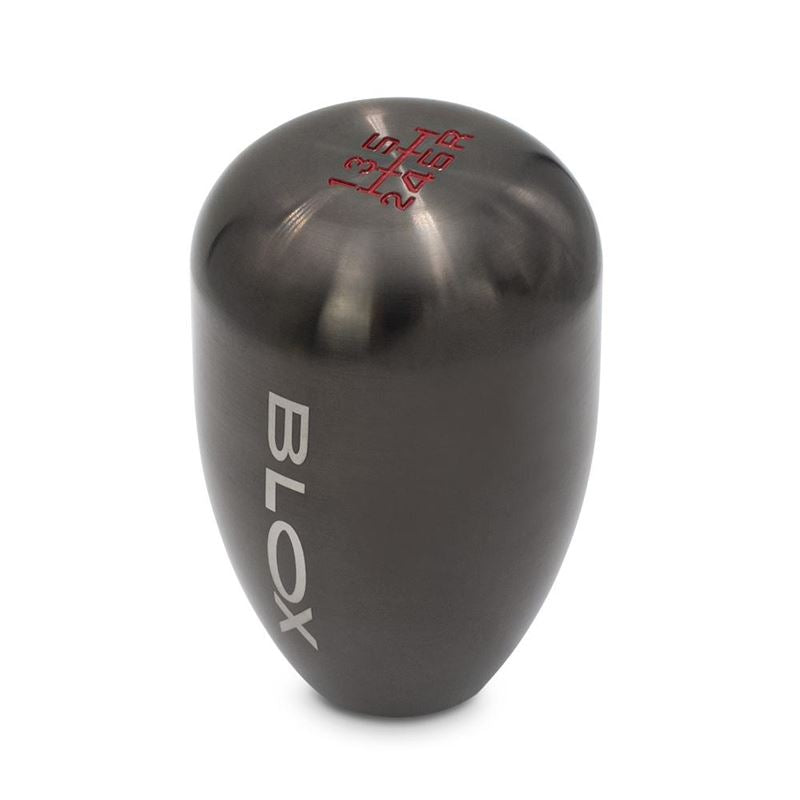 Blox Racing 6-Speed Billet Shift Knob - Gun Metal 10 x1.5mm (BXAC-00202)