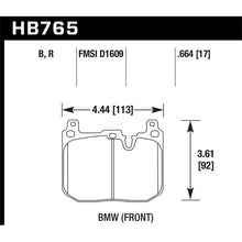 Load image into Gallery viewer, Hawk Performance ER-1 Disc Brake Pad (HB765D.664)