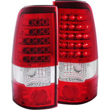 Load image into Gallery viewer, ANZO USA 1999-2007 Chevrolet Silverado 1500 LED Taillights Red/Clear (311010)