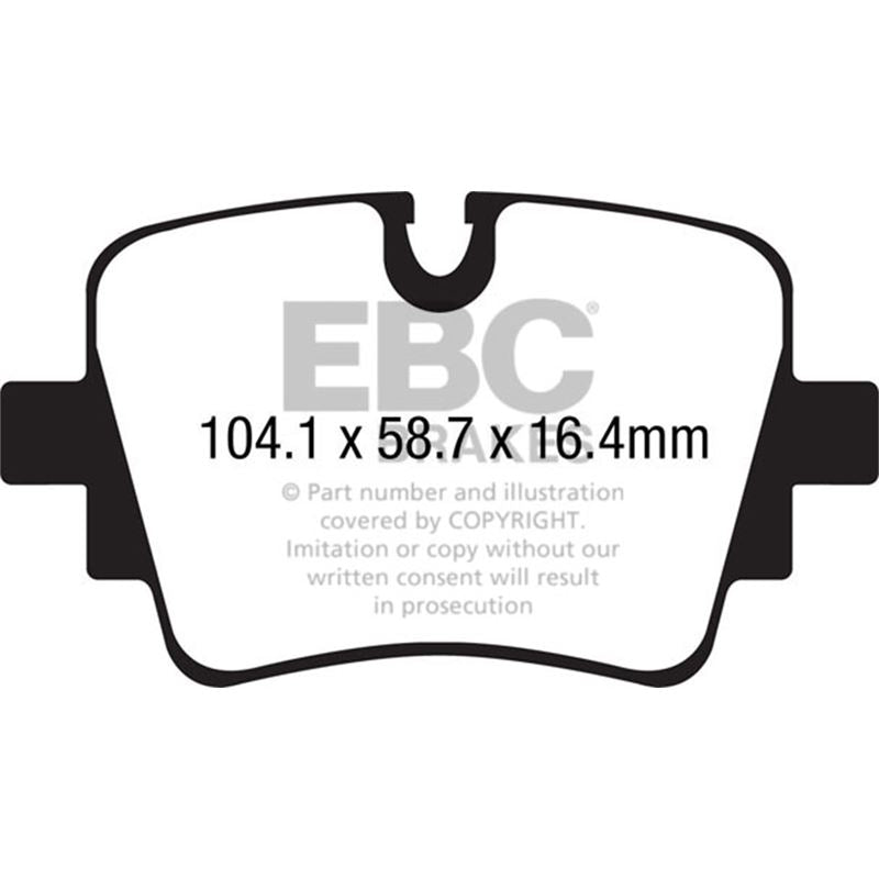 EBC Redstuff Ceramic Low Dust Brake Pads (DP32190C)