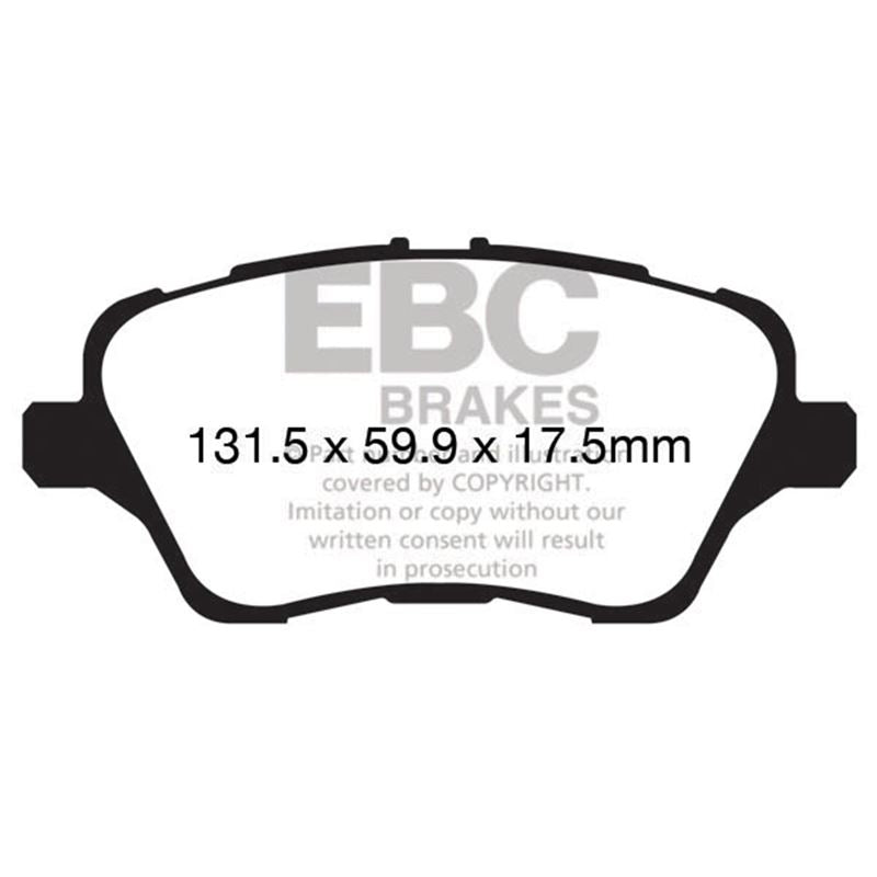 EBC Redstuff Ceramic Low Dust Brake Pads (DP32149C)