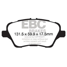 Load image into Gallery viewer, EBC Redstuff Ceramic Low Dust Brake Pads (DP32149C)