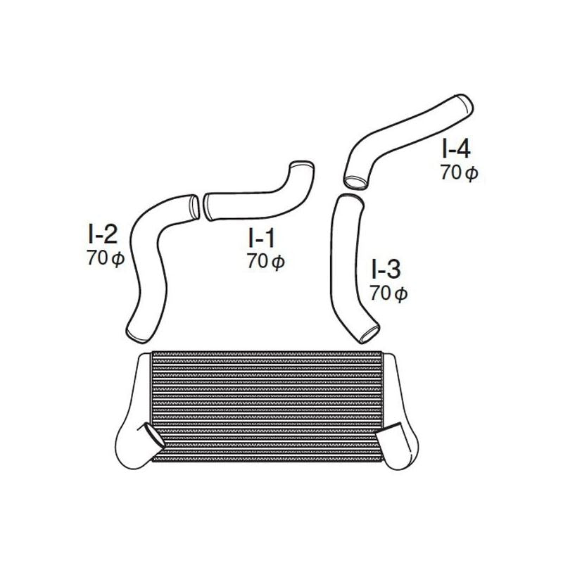 GReddy Type 24F Trust Intercooler Kit (12040203)