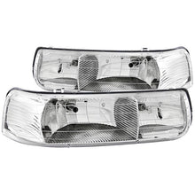 Load image into Gallery viewer, ANZO USA 1999-2002 Chevrolet Silverado 1500 Crystal Headlights Chrome (111011)