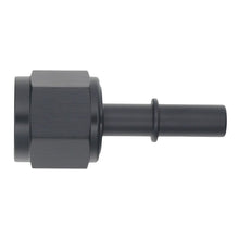 Load image into Gallery viewer, DeatschWerks 10AN Female Flare Swivel to 3/8in Male EFI Quick Disconnect - Anodized Matte Black (6-02-0135-B)