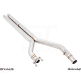 GTHAUS Section 2 (Catback X-Pipe) resonator delete Section Stainless for 2008-2010 Dodge Challenger(DD0103001)