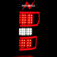 Load image into Gallery viewer, ANZO USA Tail Light Assembly, LED, Clear Lens, Black Housing, Red Light Bar, w/Sequential, (311314)