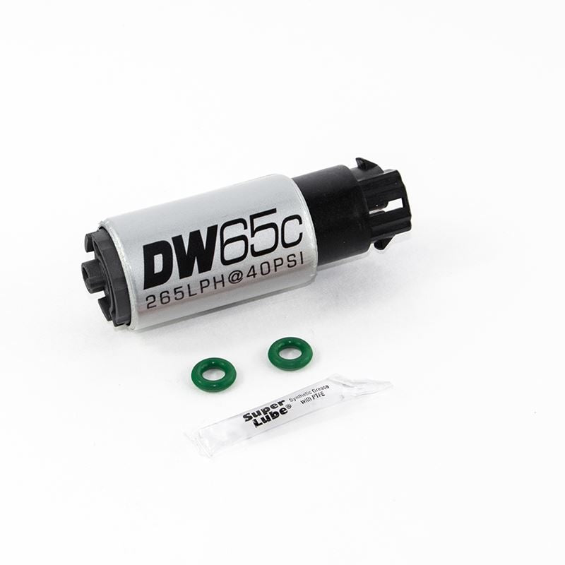 Deatschwerks DW65C series, 265lph compact fuel pump w/ mounting clips w /Install Kit (9-652-1009)