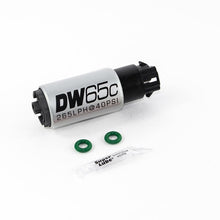 Load image into Gallery viewer, Deatschwerks DW65C series, 265lph compact fuel pump w/ mounting clips w /Install Kit (9-652-1009)