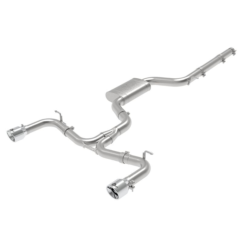 aFe MACH Force-Xp 3 IN to 2-1/2 IN Stainless Steel Cat-Back Exhaust System Polished (49-36422-P)