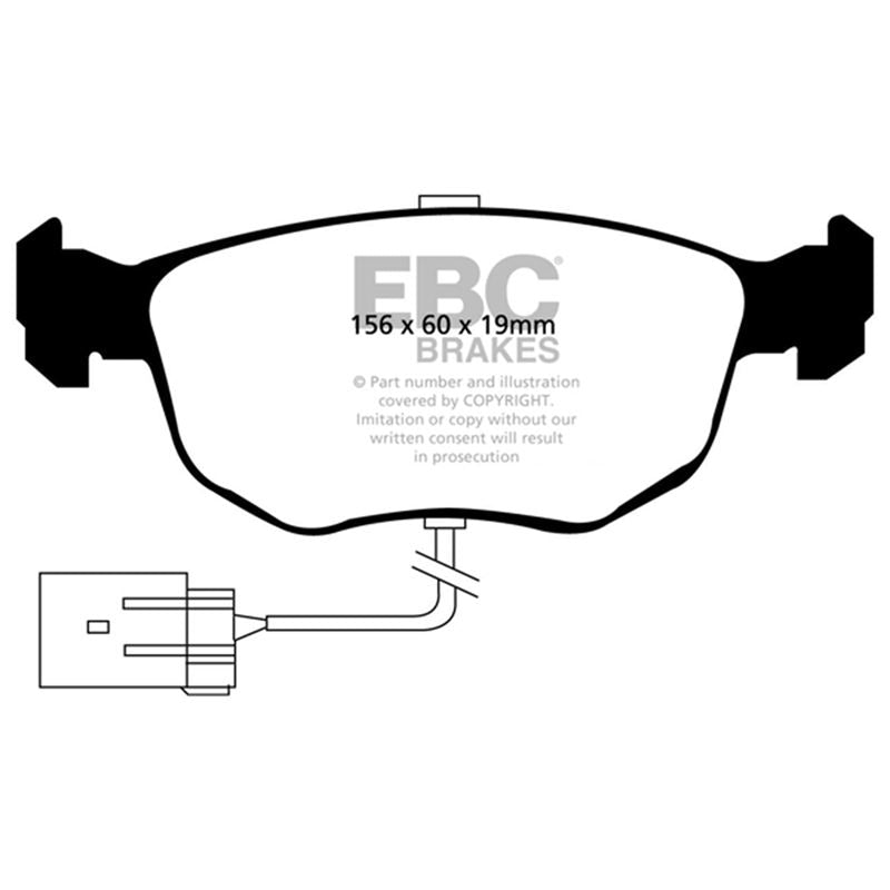 EBC Ultimax OEM Replacement Brake Pads (UD762)