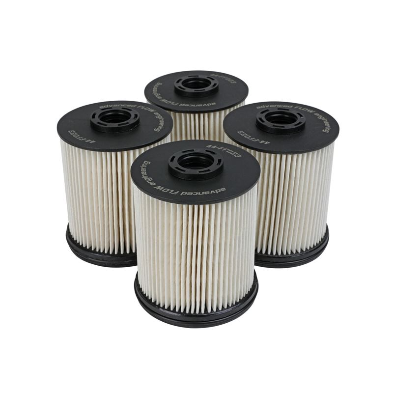 aFe Pro GUARD D2 Fuel Filter(4 Pack)GM Diesel Trucks 17-20 V8-6.6L(td)/2020 L6-3.0L(td)(44-FF023-MB)