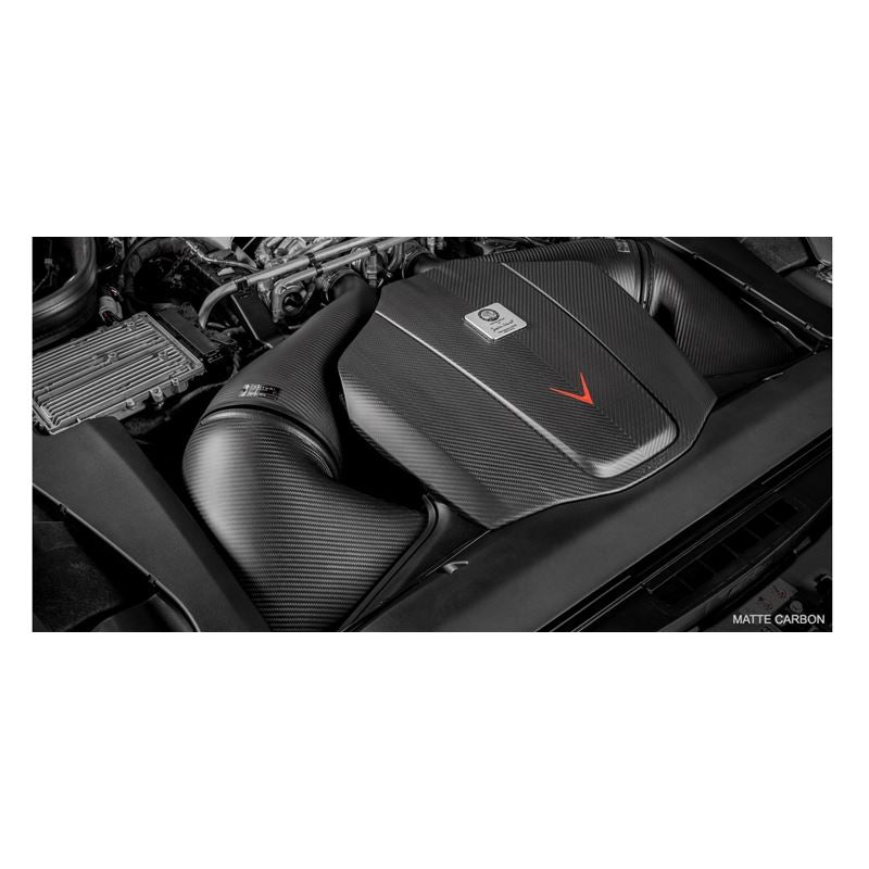 Eventuri Mercedes C190 R190 AMG GT Black Carbon Intake + Engine Cover - MATTE  (EVE-AMGGT-CFM-INT)