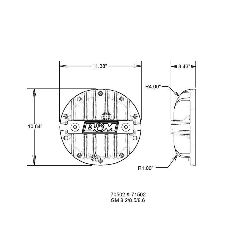 B&M Racing Differential Cover (70502)